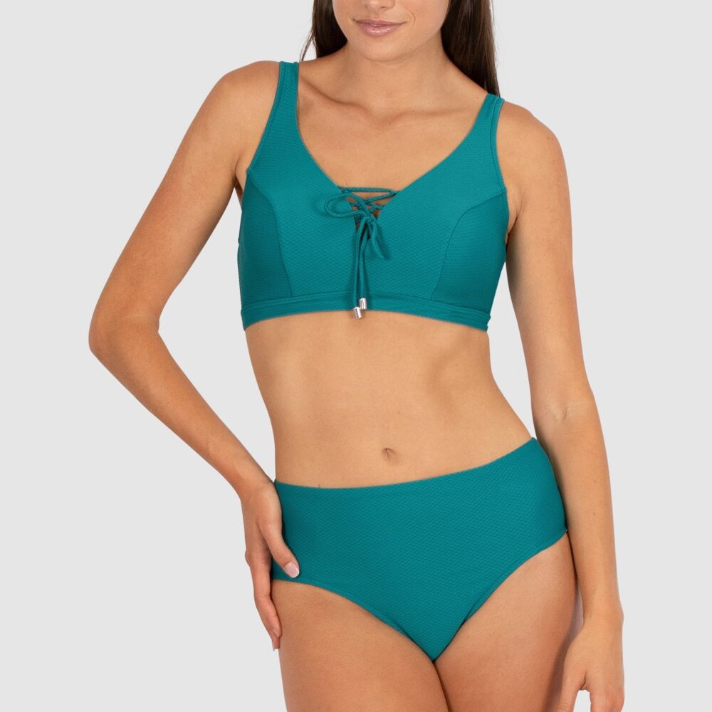 Baku F/G Lace Up Bra Bikini Set - Size 8CAN